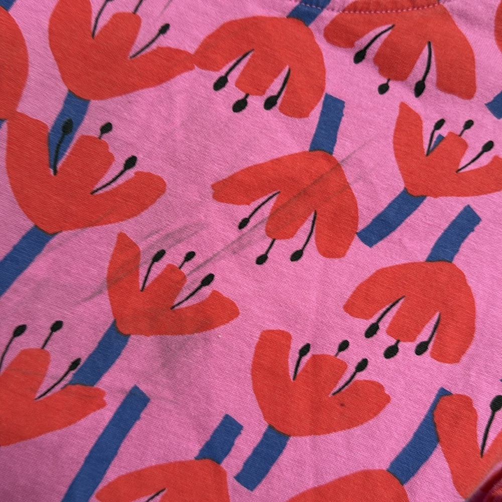 Hanna Andersson Girls Long Sleeve Peplum Graphic T-Shirt - Picture 5 of 5